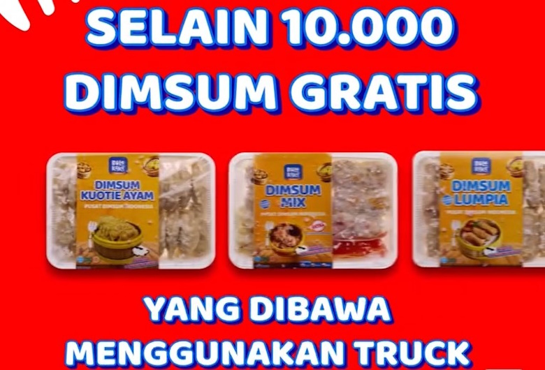 Program 10.000 Dimsum Gratis Khusus Bekasi dan Jakarta Timur: Kaka Undang Kami Datang dengan Truk Bolekaka!